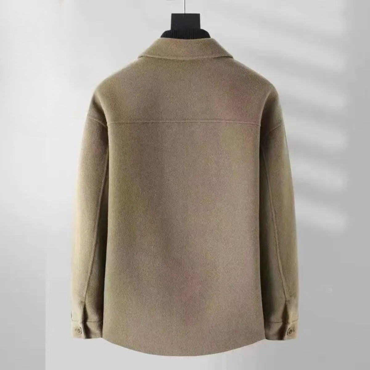 The Millridge Men’s Classic Thick Warm Wool Lapel Button Jacket