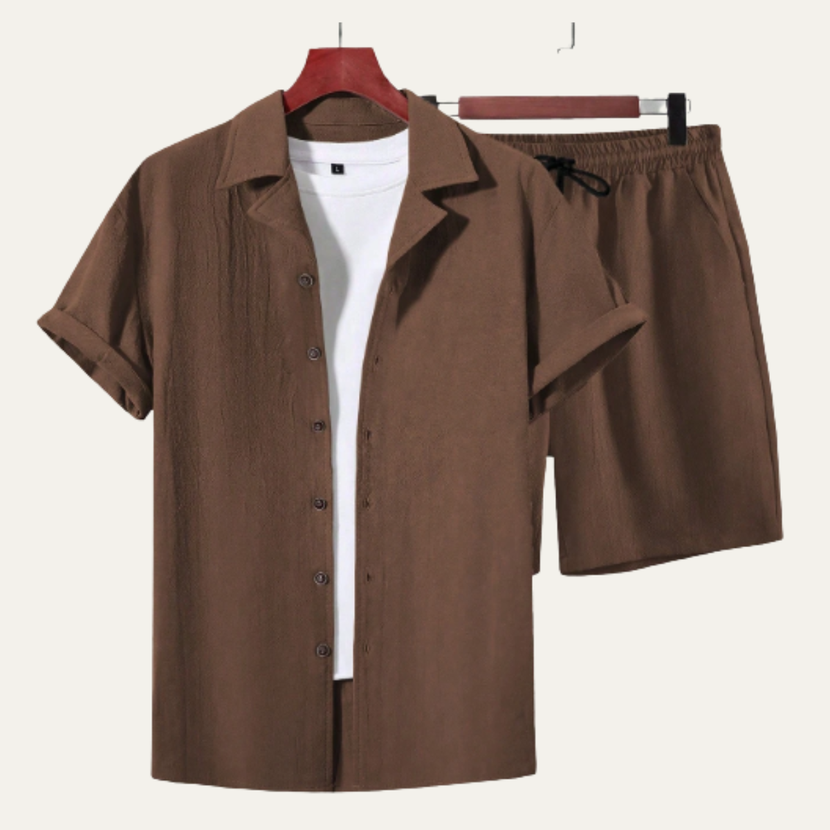 The Stonefield Ridge Men’s Summer Co Ord Set – Shirt & Shorts