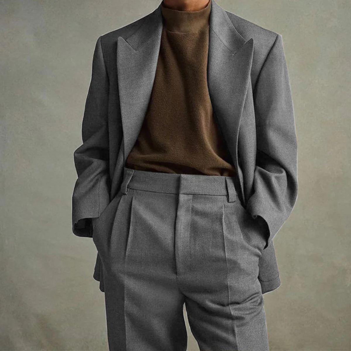 The Pescara Men’s Slim Fit 2 Piece Suit Set – Blazer and Trousers