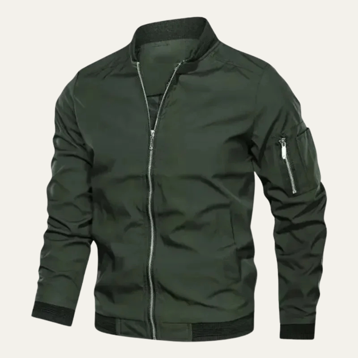 The Tuscany Men’s Casual Zip Up Lightweight Bomber Jacket