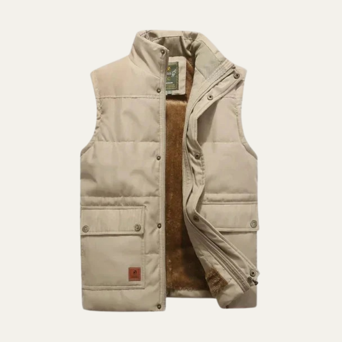 The Aspen Men's Warm Modern Fleece Lined Vest