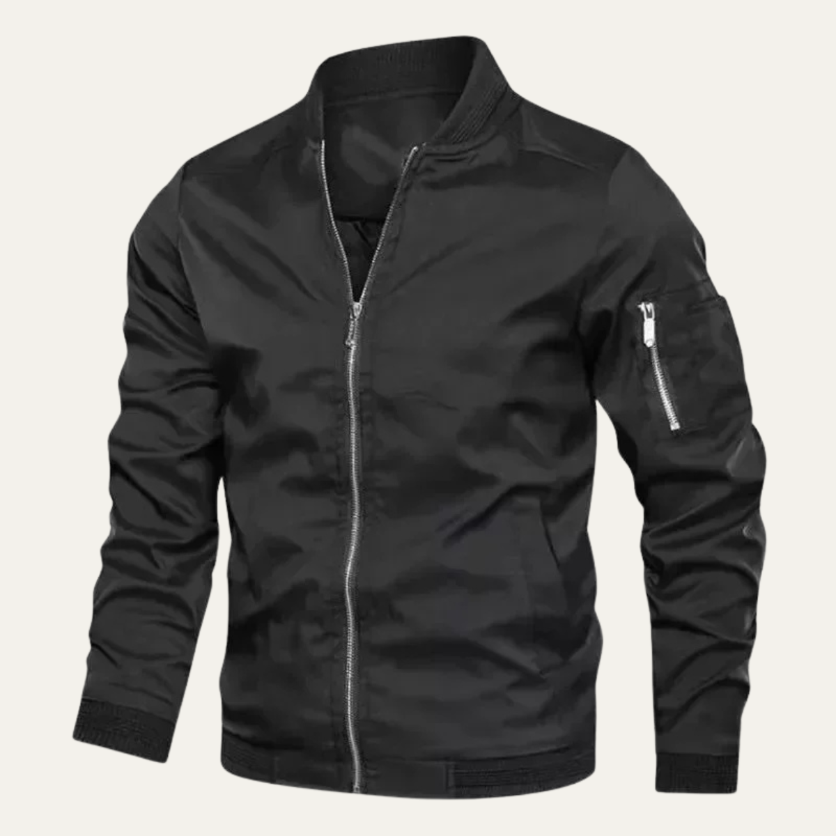 The Tuscany Men’s Casual Zip Up Lightweight Bomber Jacket