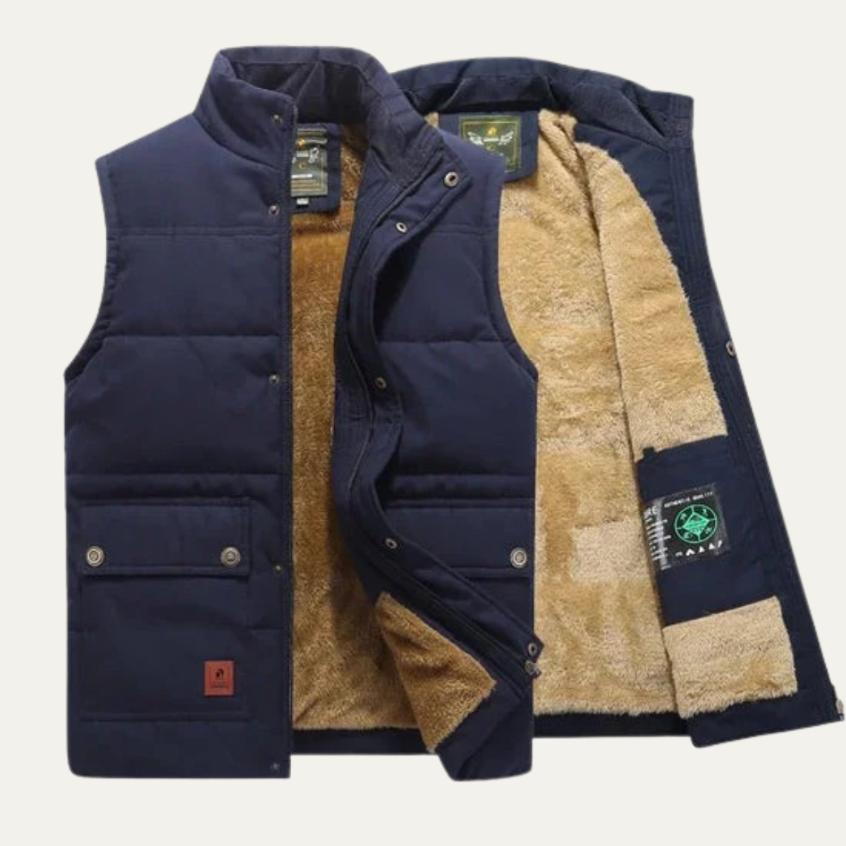 The Aspen Men's Warm Modern Fleece Lined Vest