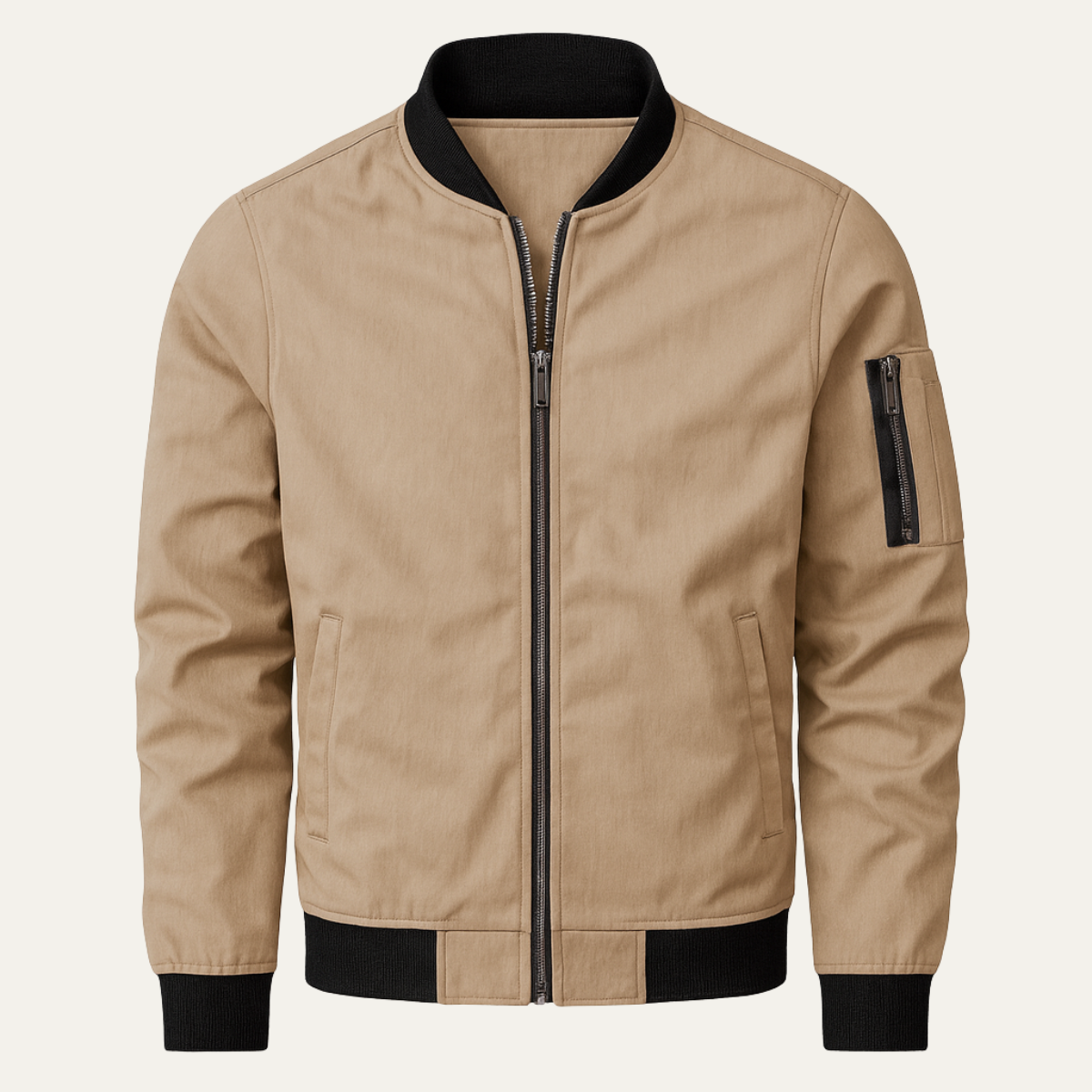 The Tuscany Men’s Casual Zip Up Lightweight Bomber Jacket