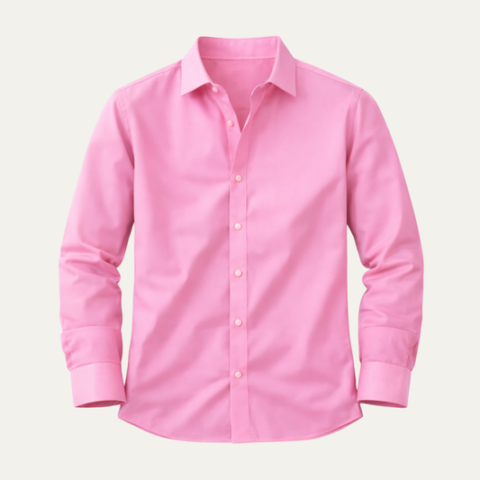 The Lezzeno Men’s Solid Color Stretch Lightweight Shirt