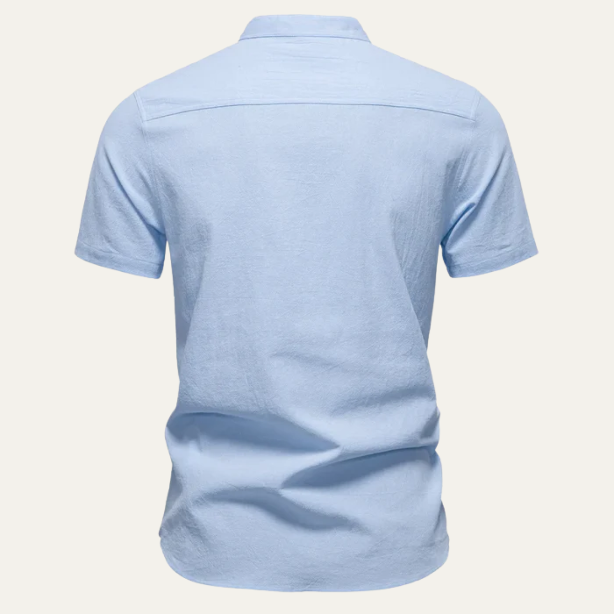 The Brookhaven Men’s Cotton Band Collar Lightweight Shirt