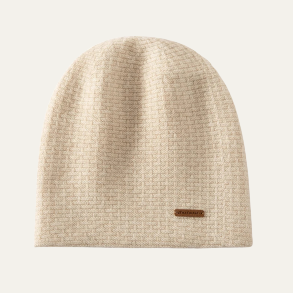 The Westbury Trendy Ribbed Knit Cashmere Beanie