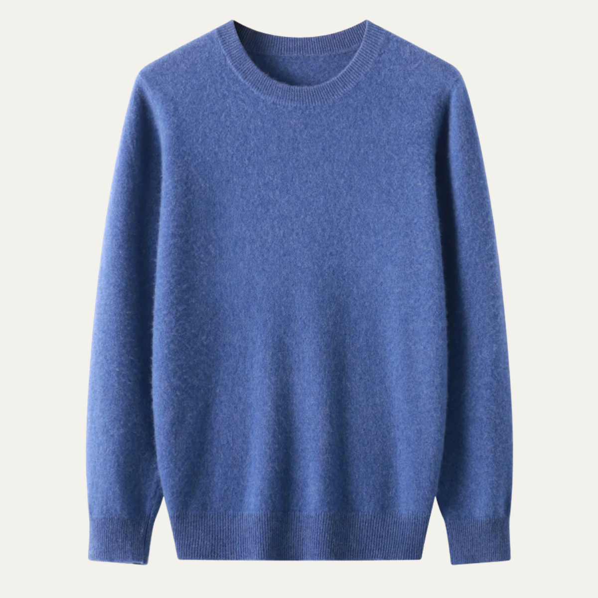 The Madeira Men’s Casual Merino Wool O Neck Winter Sweater