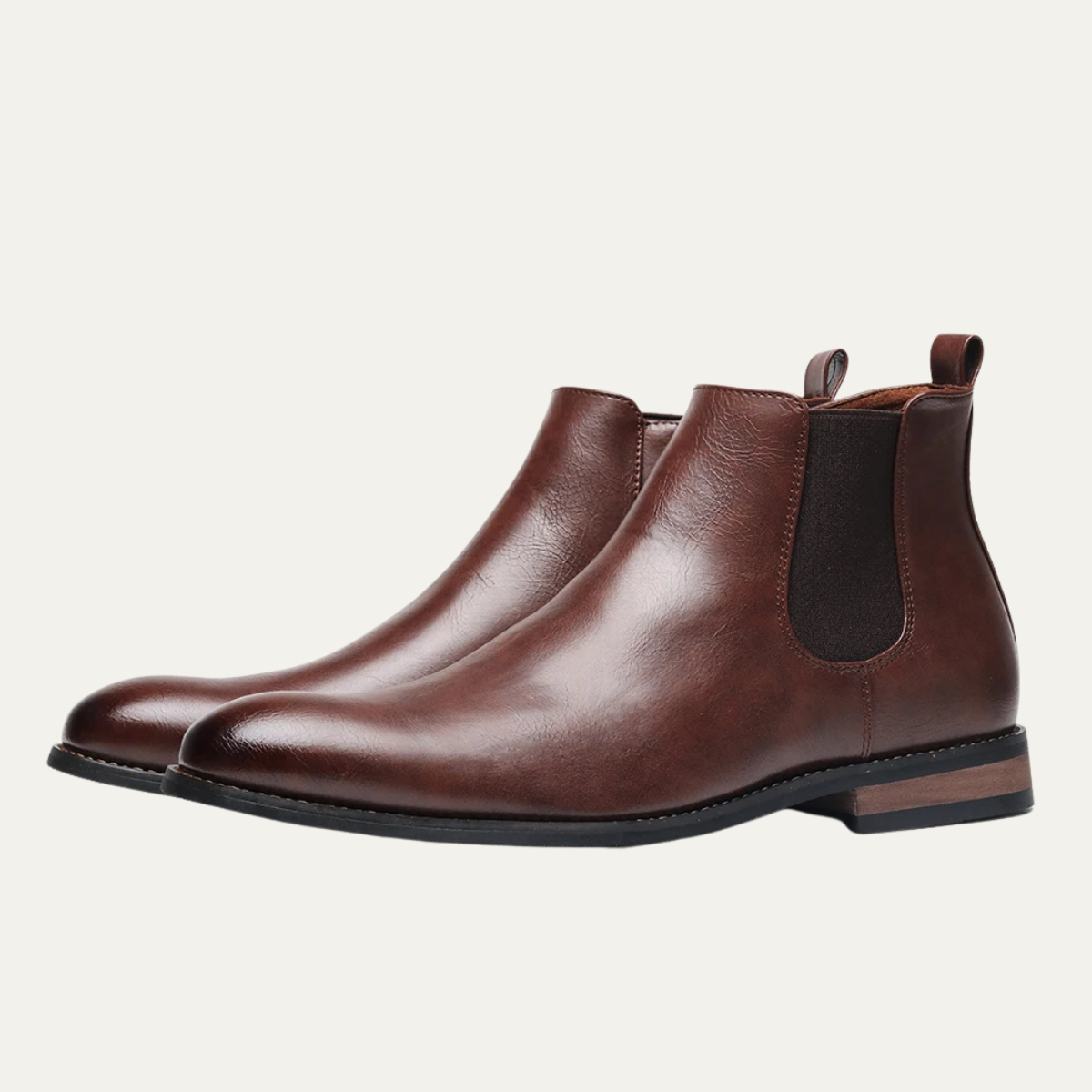 The Sicily Men’s Smart Casual Slip On Leather Chelsea Boots
