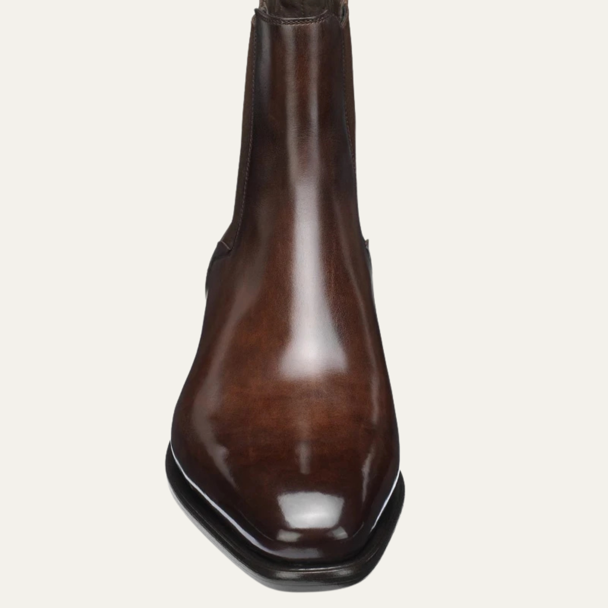 The Salerno Men’s Classic Slip On Leather Chelsea Boots – Brown