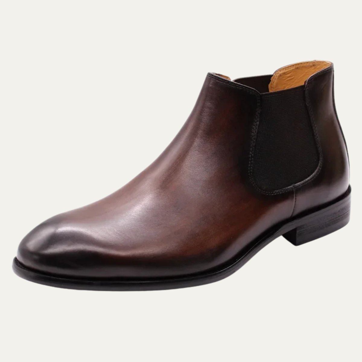 The Lugano Men’s Luxury Leather Ankle Chelsea Boots