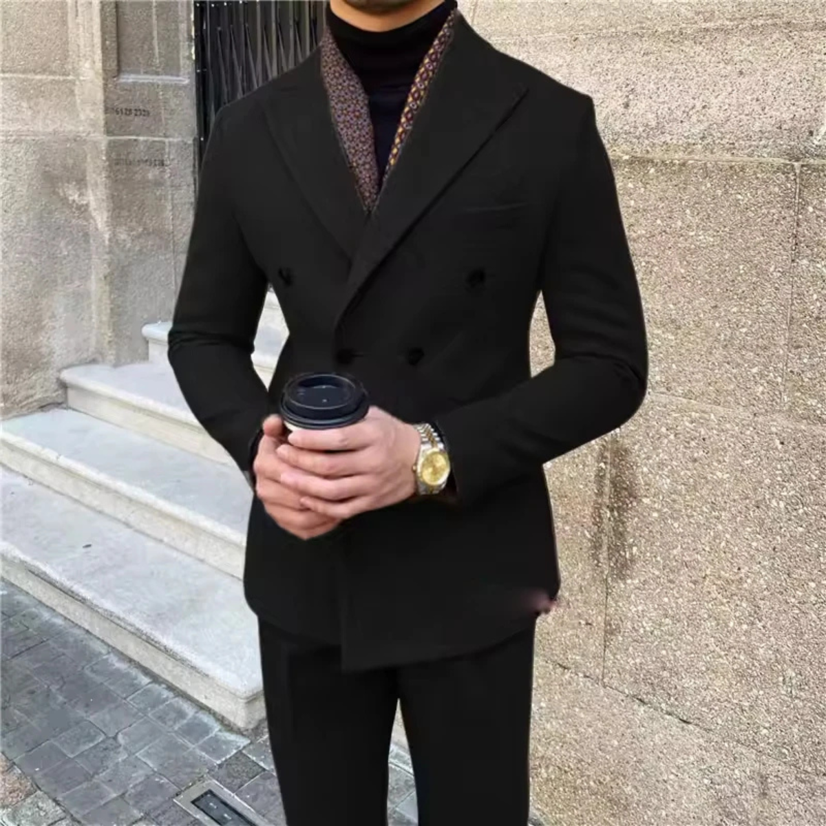 The Sulmona Men’s 2 Piece Vintage Business Formal Set – Blazers & Pants