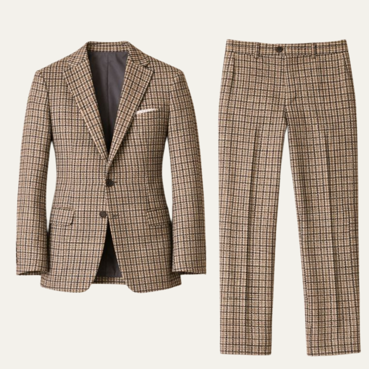 The Linwood Men’s Houndstooth Slim Fit Two Piece Suit