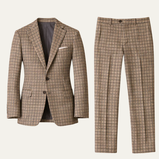 The Linwood Men’s Houndstooth Slim Fit Two Piece Suit