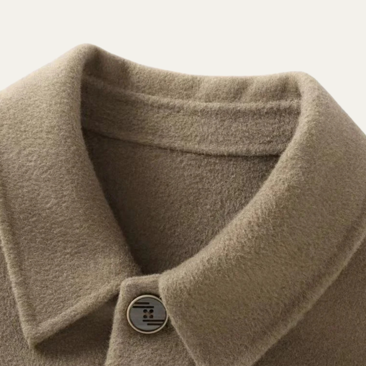 The Millridge Men’s Classic Thick Warm Wool Lapel Button Jacket