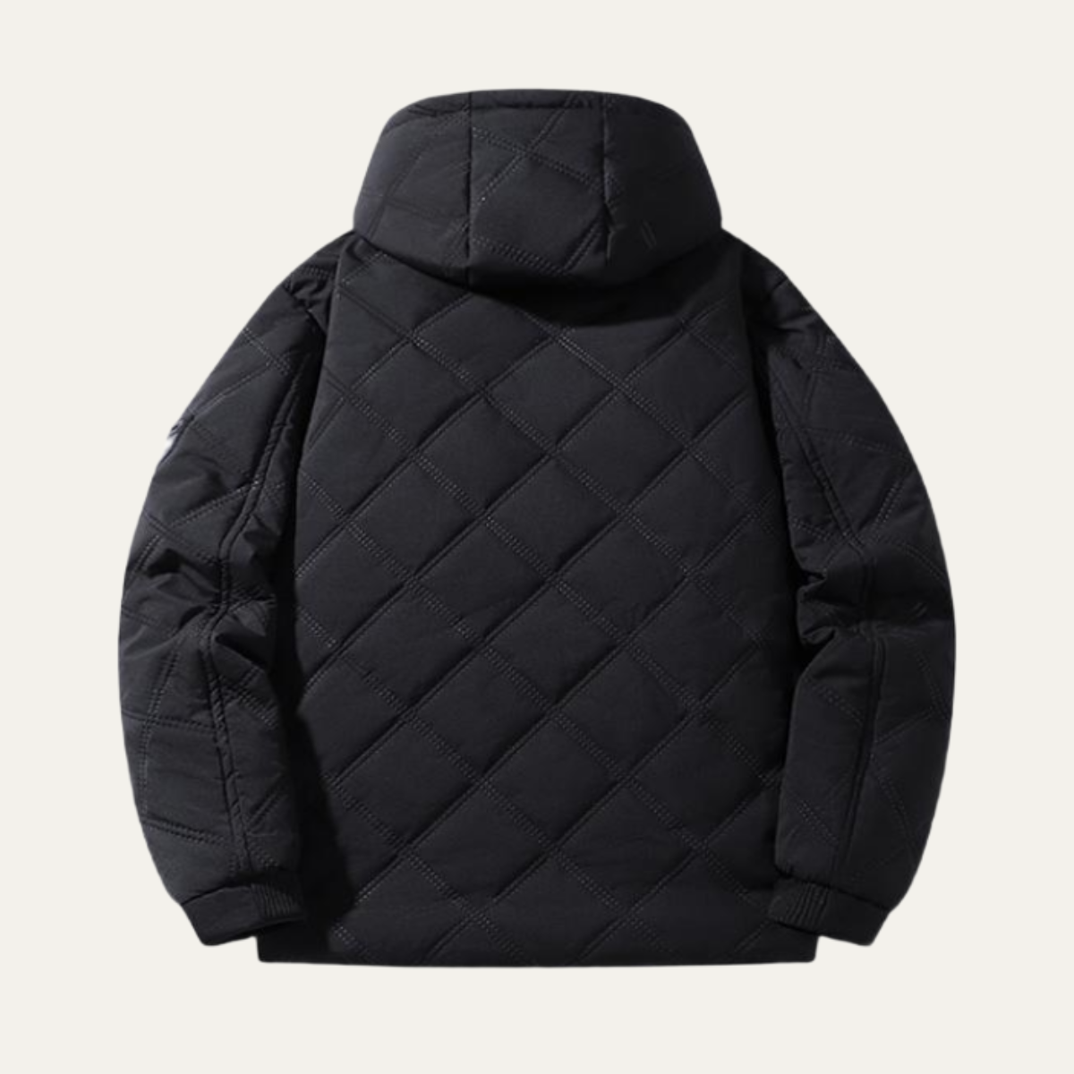 The Coatbridge Men’s Winter Quilted Puffer Jacket with Fleece Lining