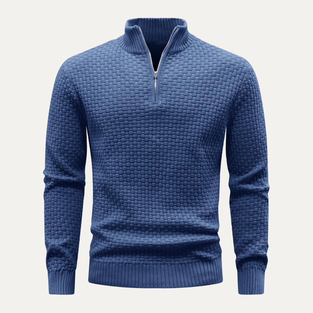 The Westbourne Men’s Half Zip Knit Winter Sweater