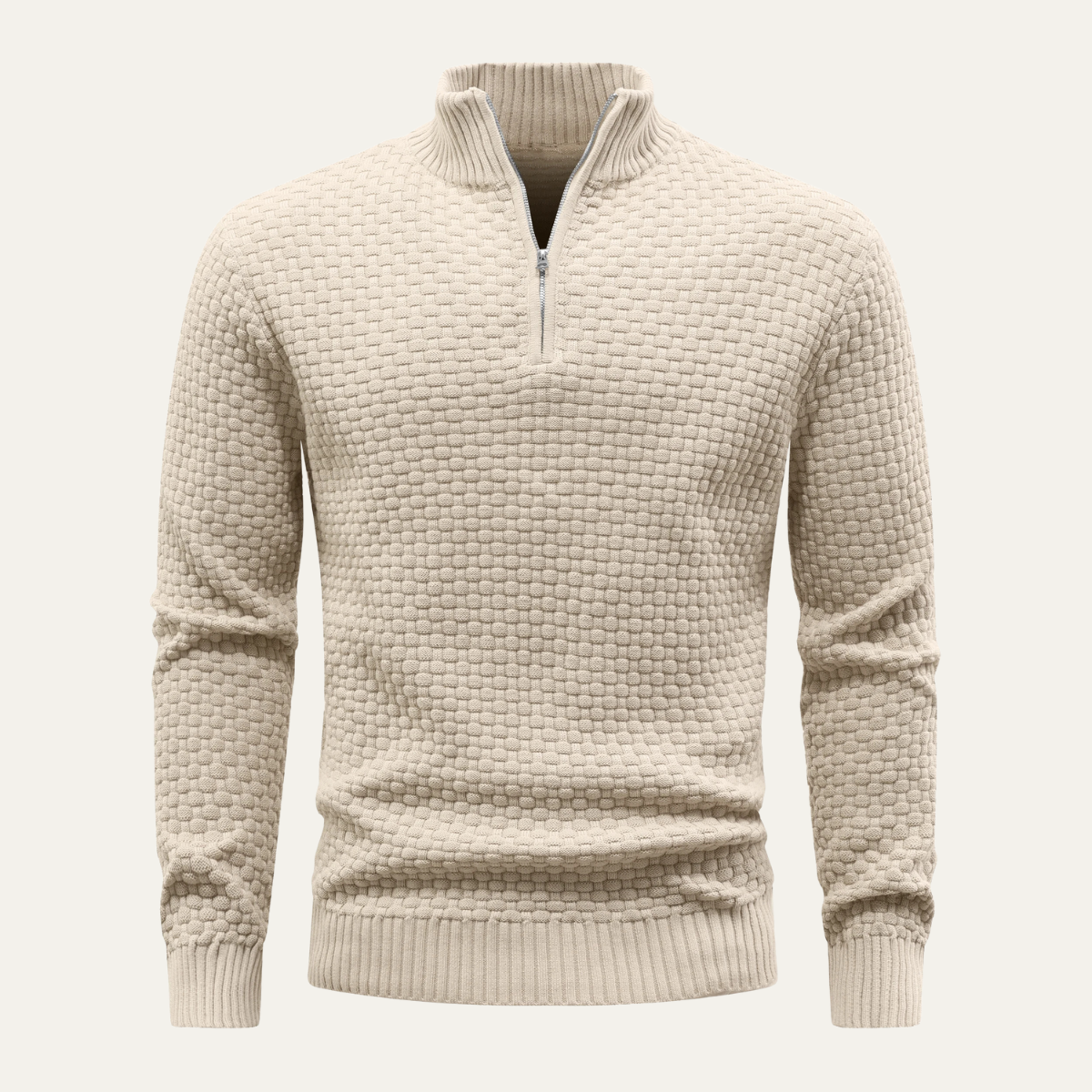 The Westbourne Men’s Half Zip Knit Winter Sweater