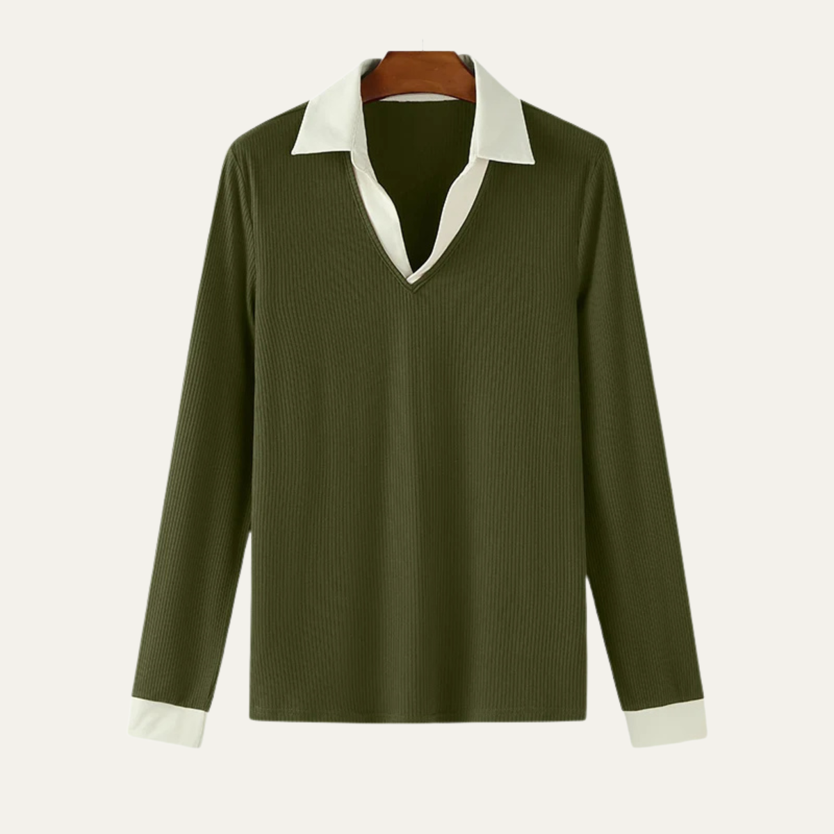 The Stromboli Men’s Slim Fit Casual Knit Patchwork Shirt