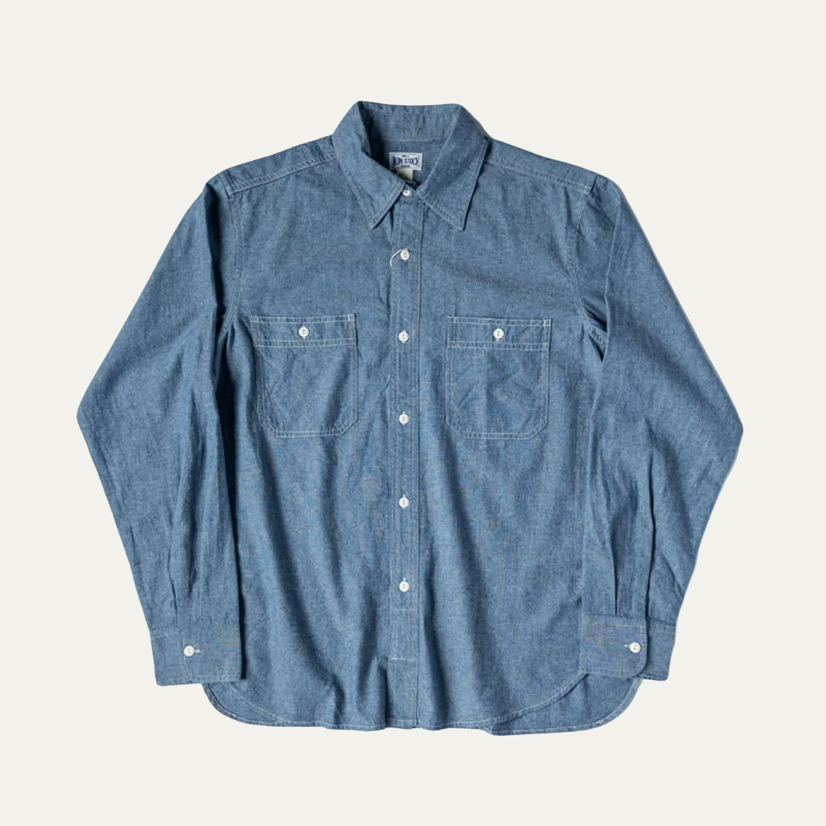 The Pantelleria Men’s Vintage Button Down Denim Shirt