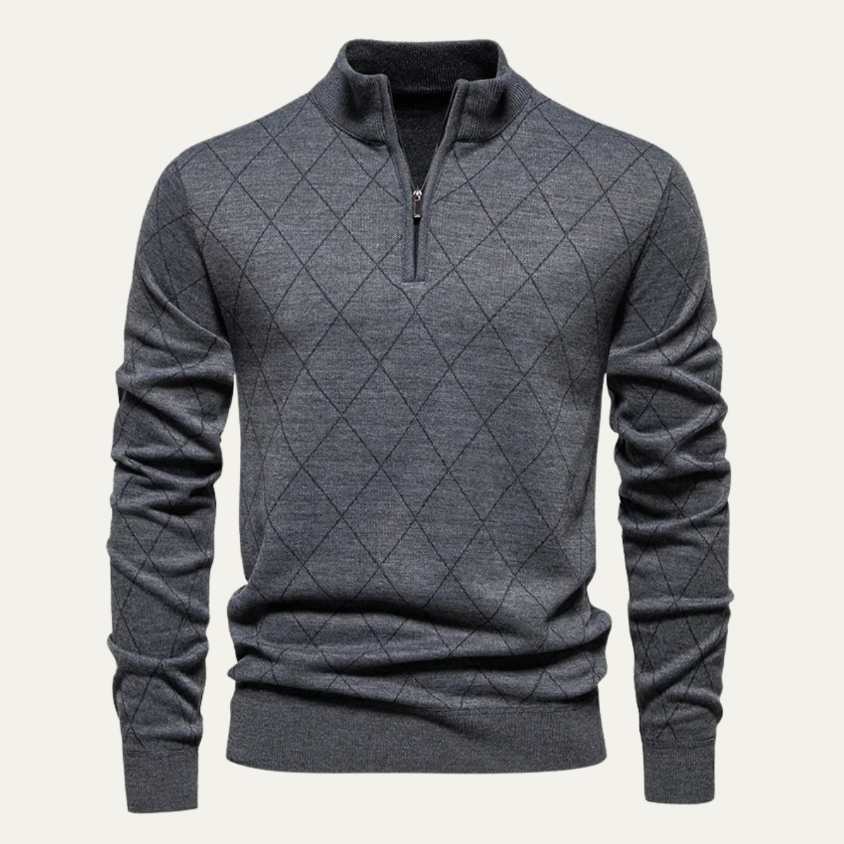 The Matera Mens Knit Half Zipper Collar Casual Sweaters