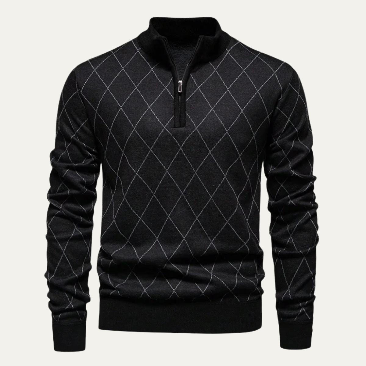 The Matera Mens Knit Half Zipper Collar Casual Sweaters