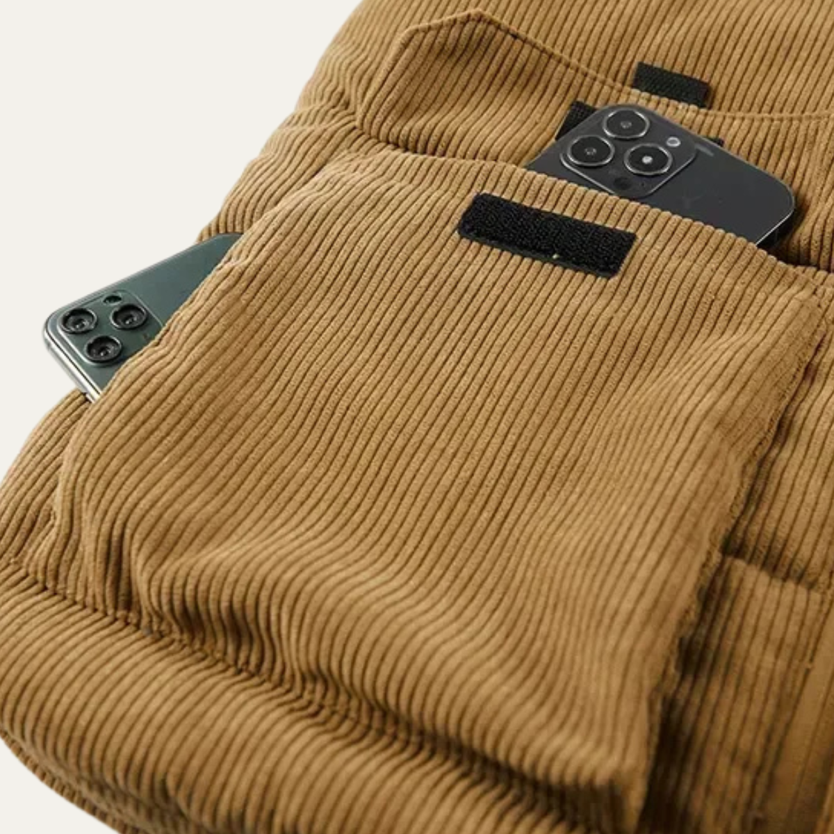 The Sintra Winter Wool Cotton Padded Sleeveless Vest