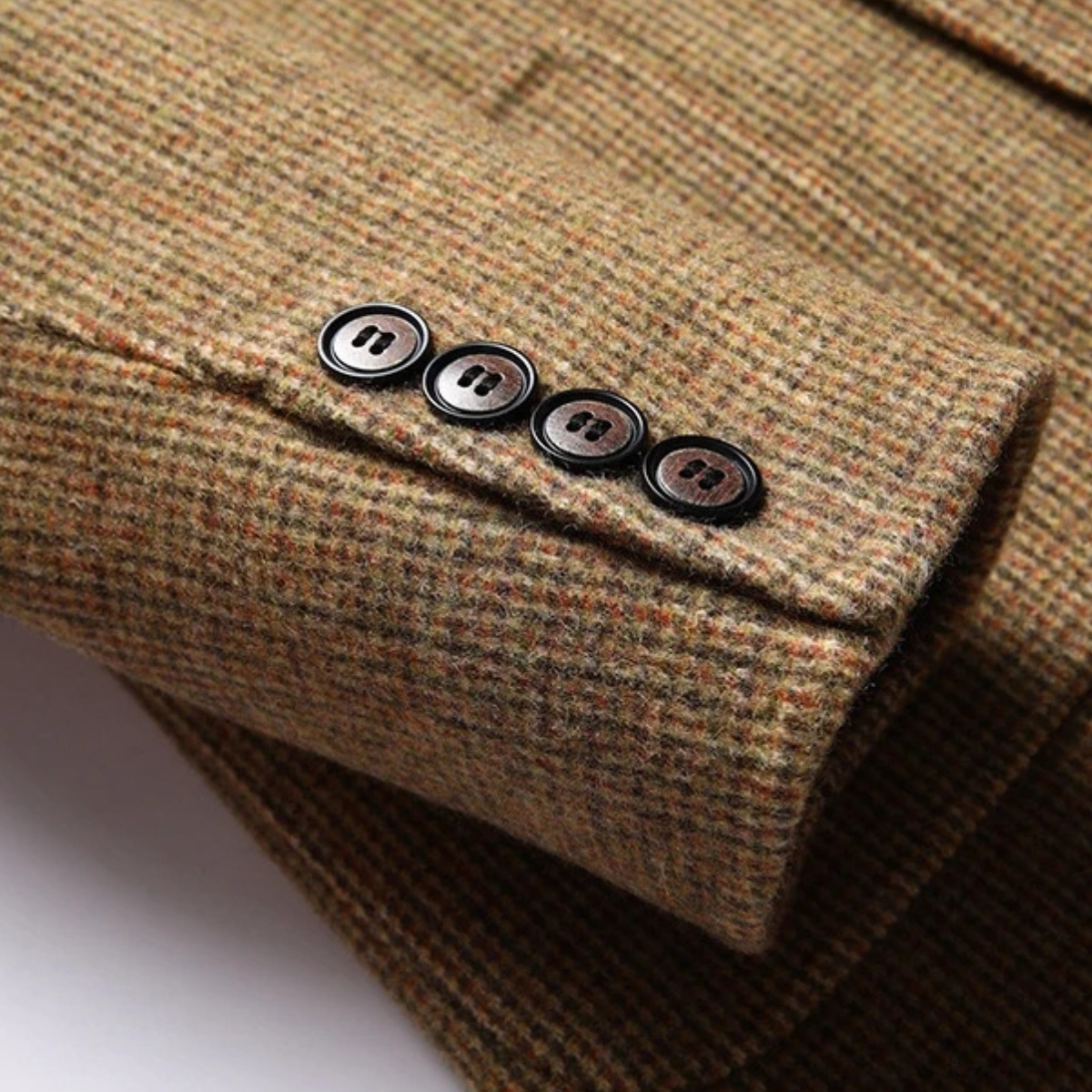The Watercrest Men’s Classic Tweed Wool Cashmere Blazer