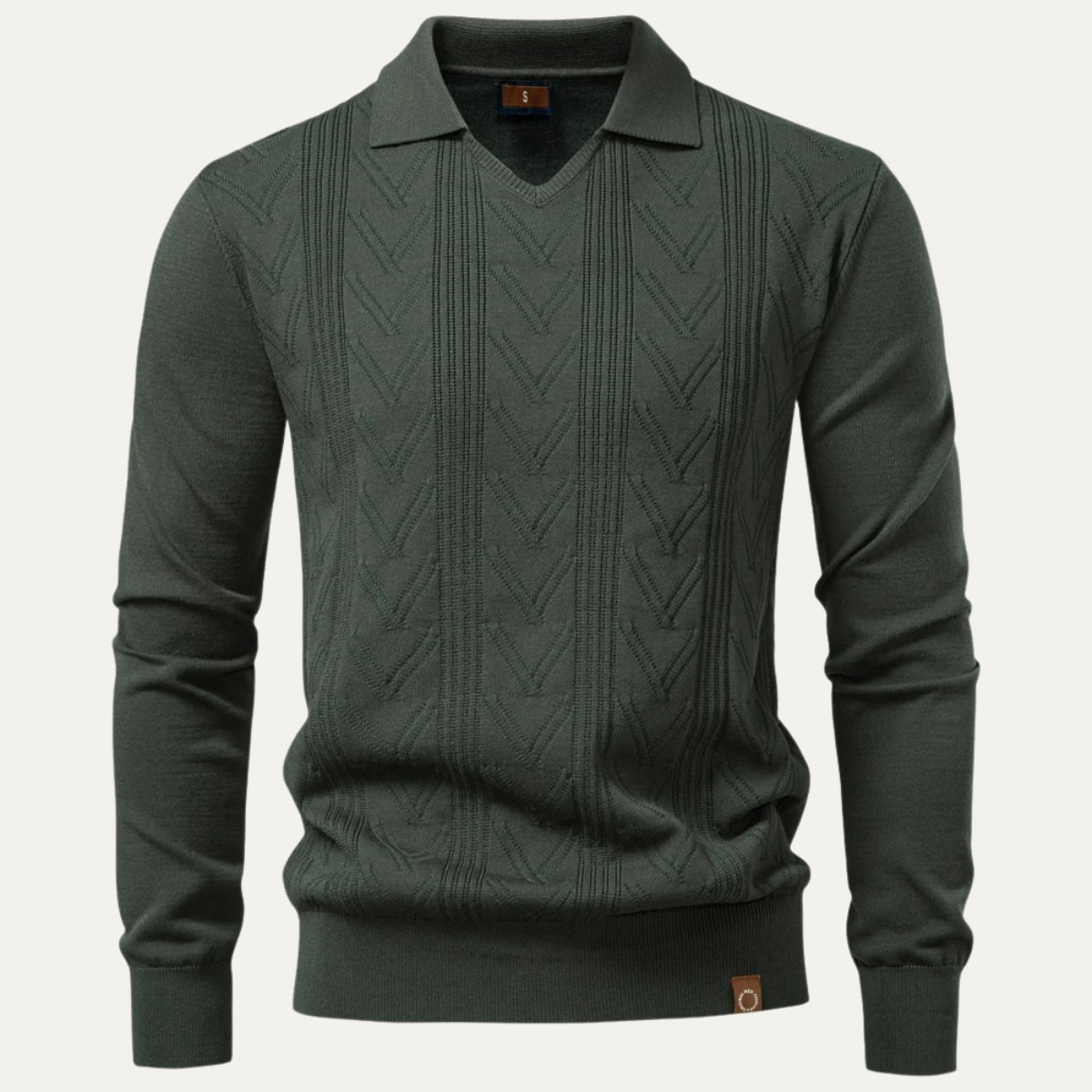 The Scarborough Men's Knit Casual Polo Sweater