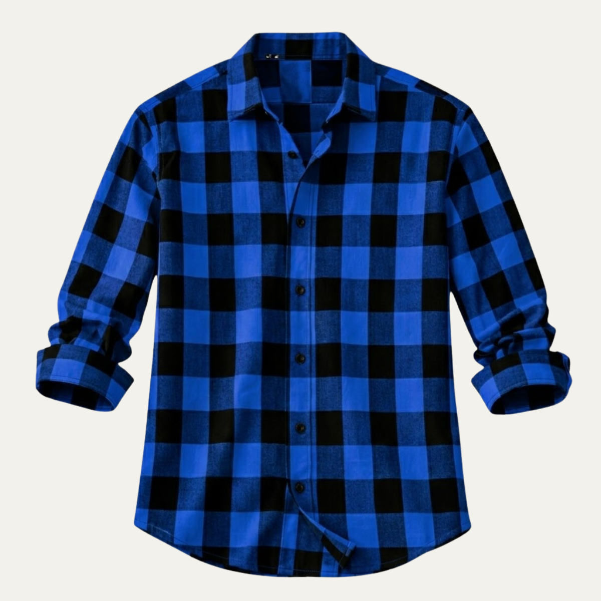 The Como Lago Men’s Casual Plaid Button Up Shirt