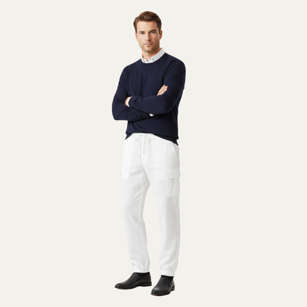 The Silverridge Men’s Loose Fit Multi Pocket Cotton Soft Cargo Pants
