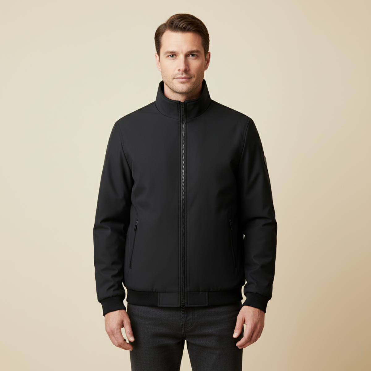 The Eversley Men’s Elegant Warm Fleece Lining Jacket