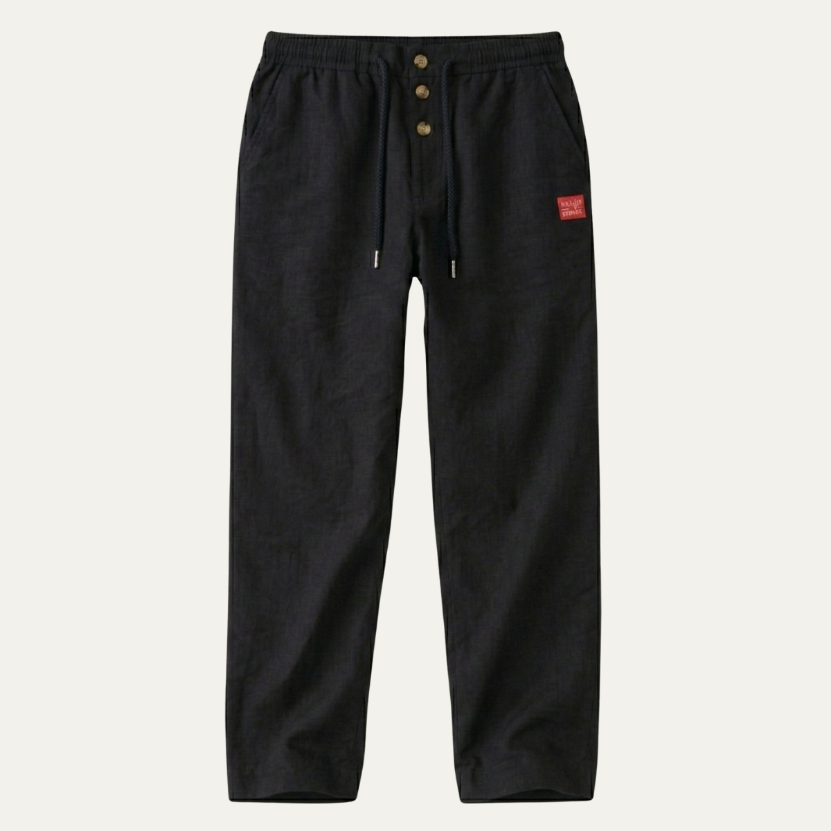 The Cedarwater Men’s Lightweight Straight Leg Cotton Linen Pants