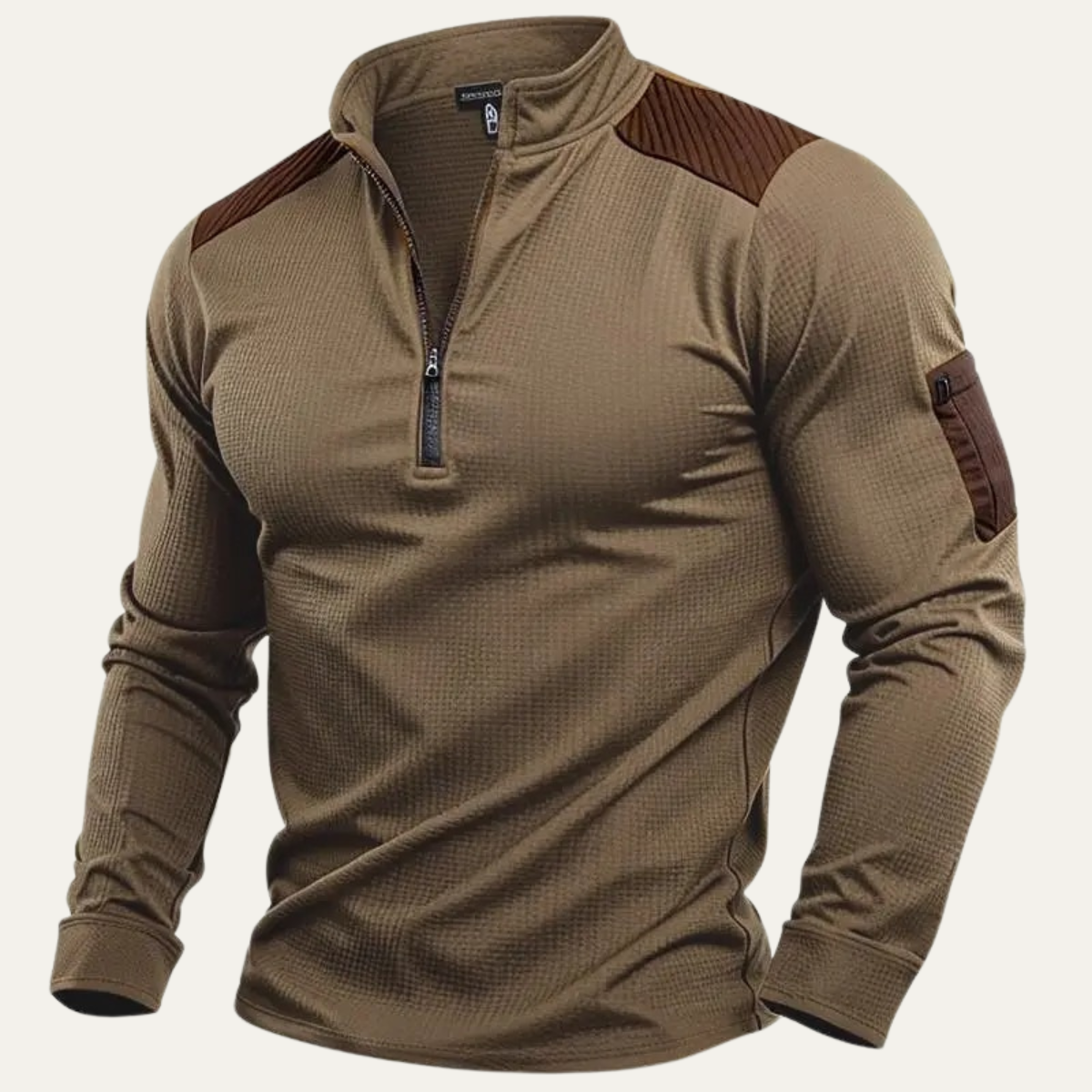 The Canazei Men's Half Zip Casual Stand Collar Sweater