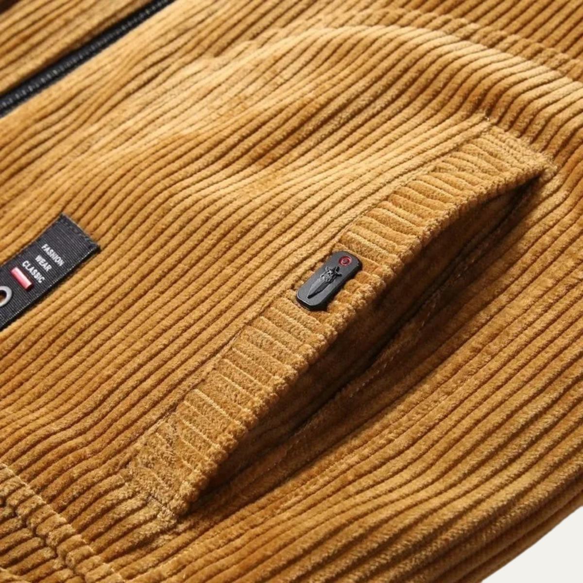 The Denbigh Men’s Fur Lined Corduroy Jacket