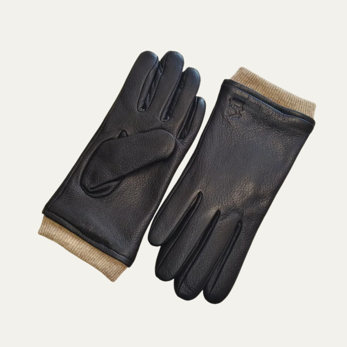 The Palermo Men's Leather Wool Lined Winter Driving Gloves