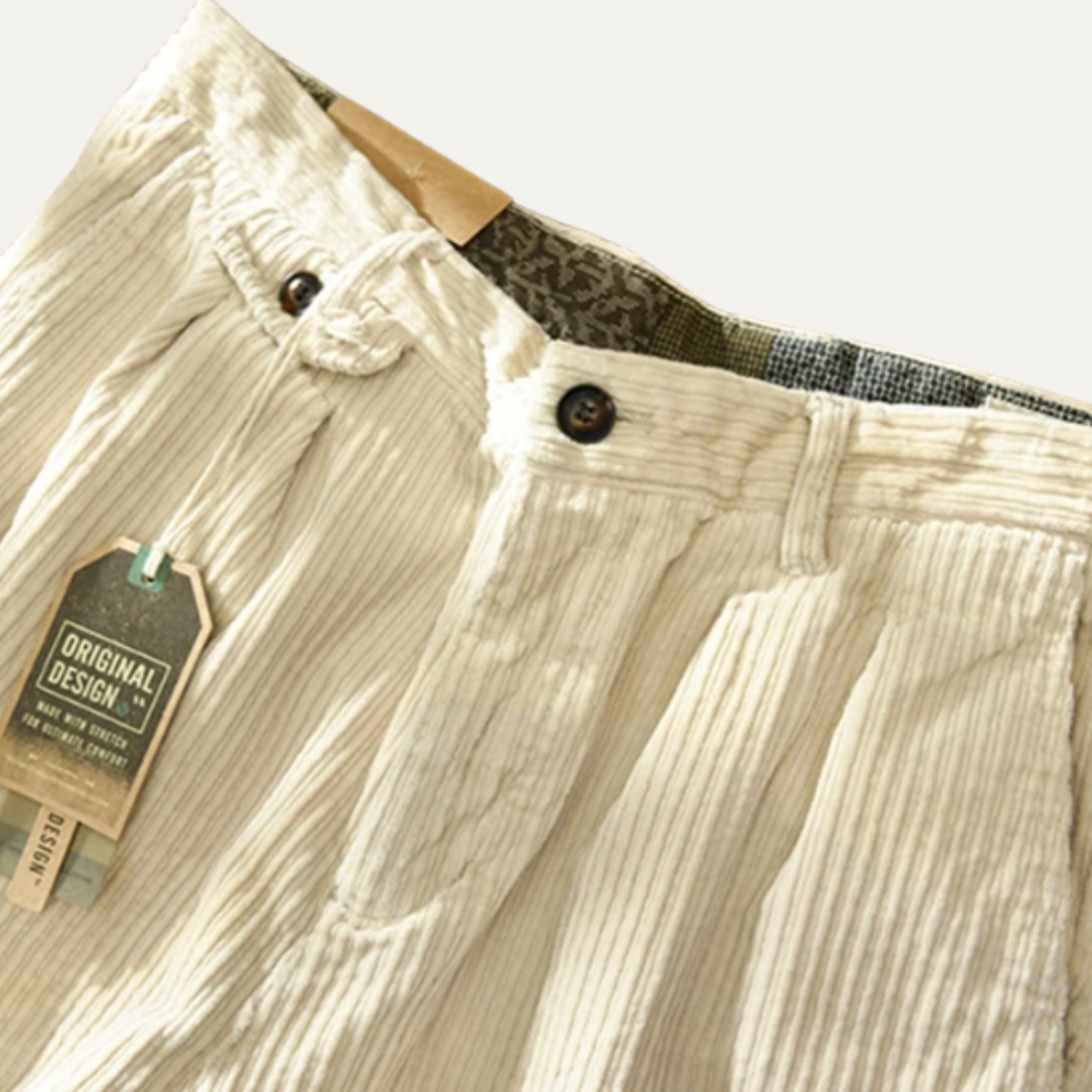 The Amberfield Men’s Casual Corduroy Cargo Pants