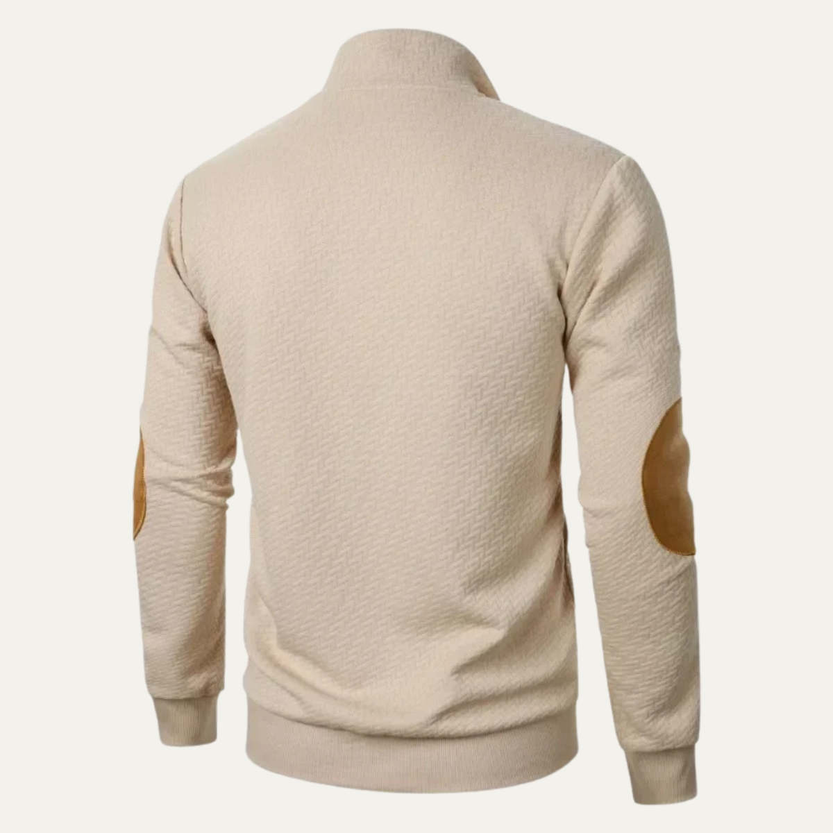 The Varenna Mens Button Down Lapel Polo Sweater