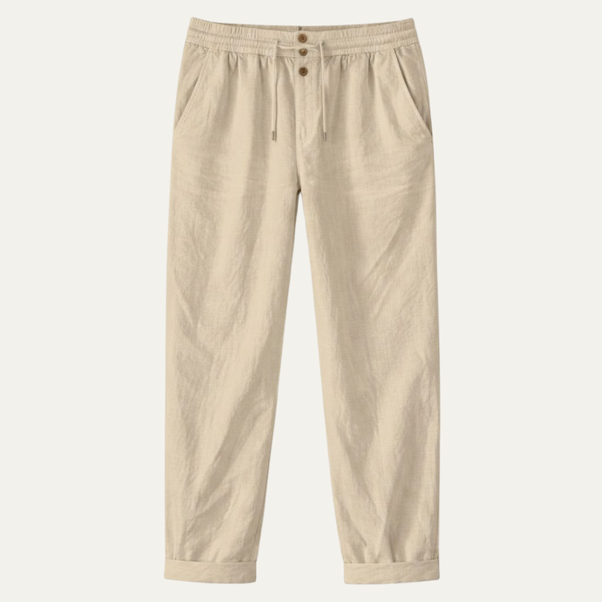 The Greenhaven Men’s Elegant Lightweight Summer Linen Pants