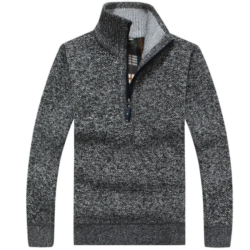 The Palm Springs Men’s Half Zip Mock Neck Knit Sweater
