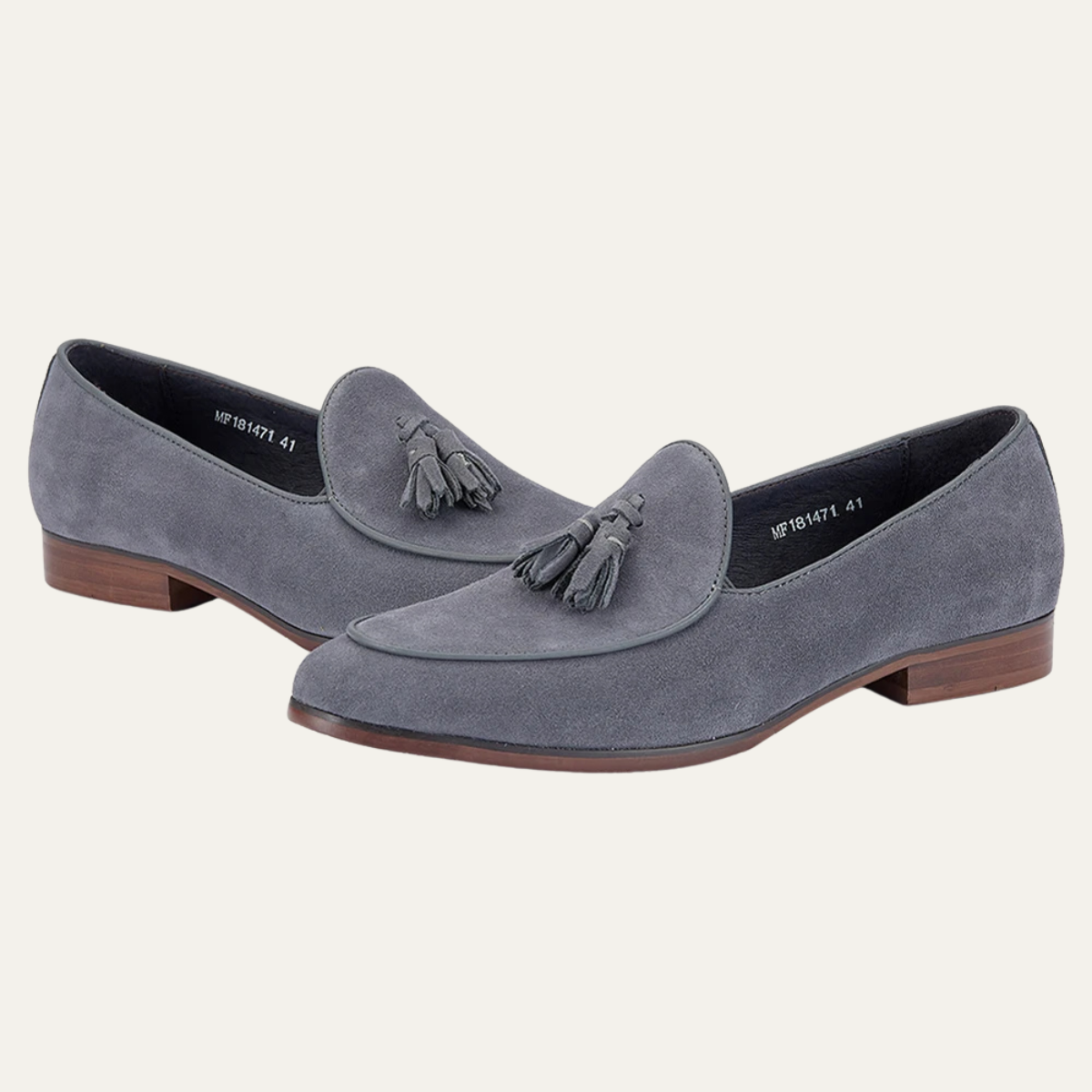 The Brentwood Falls Men’s Suede Faux Leather Tassel Loafers