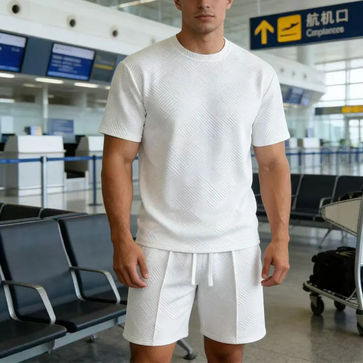 The Ashgate Men’s Casual Summer Set – T Shirt & Shorts