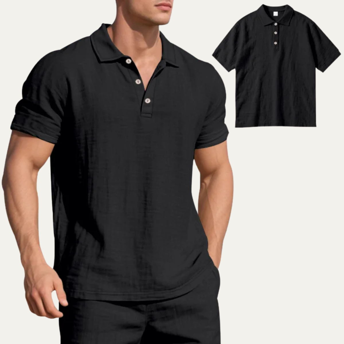 The Wilshire Men’s Lightweight Summer Polo Shirt