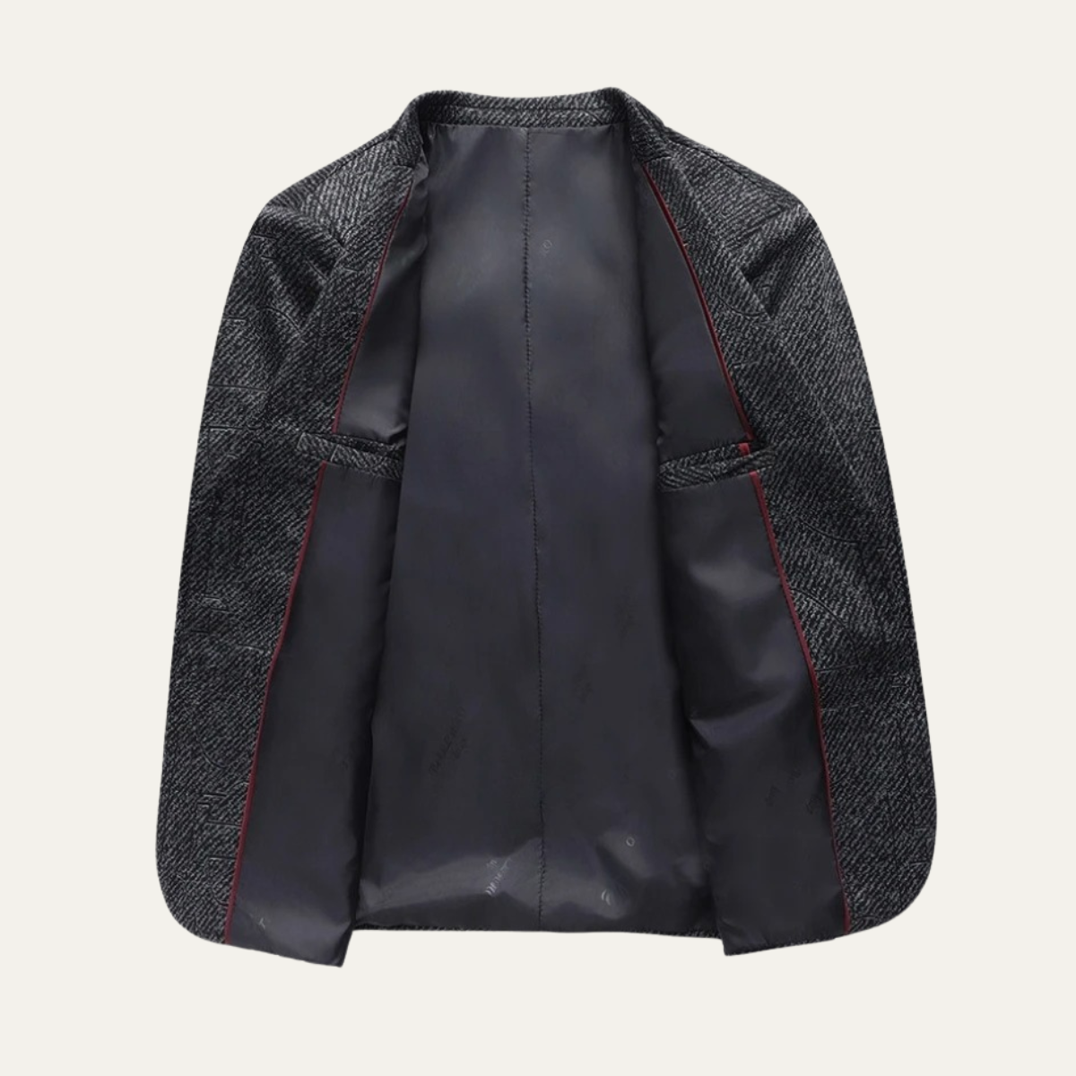 The Desenzano Men's Herringbone Slim Casual Business Blazer