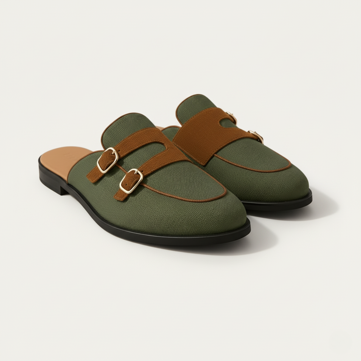 The Henley Mule – Men's Slip On Loafers in Canvas