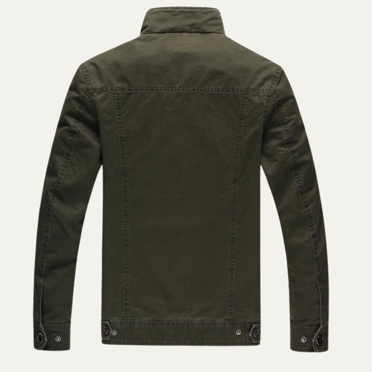 The Capri Men’s Military Stand Collar Cargo Jacket