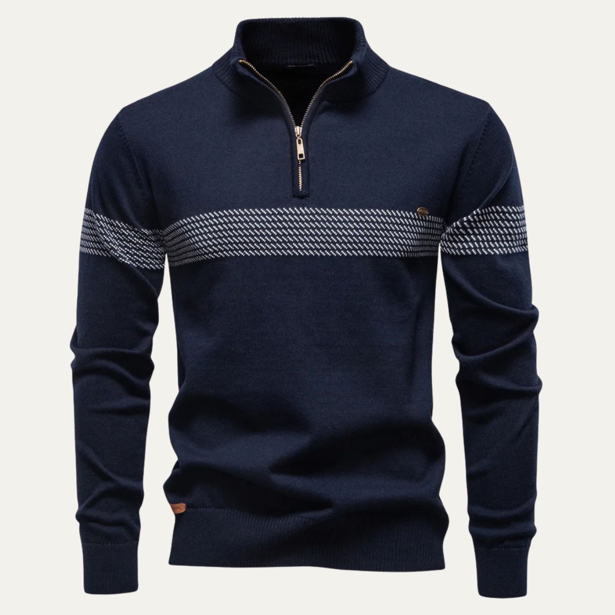 The Mallorca Men's Half Zip Business Casual Knit Sweater