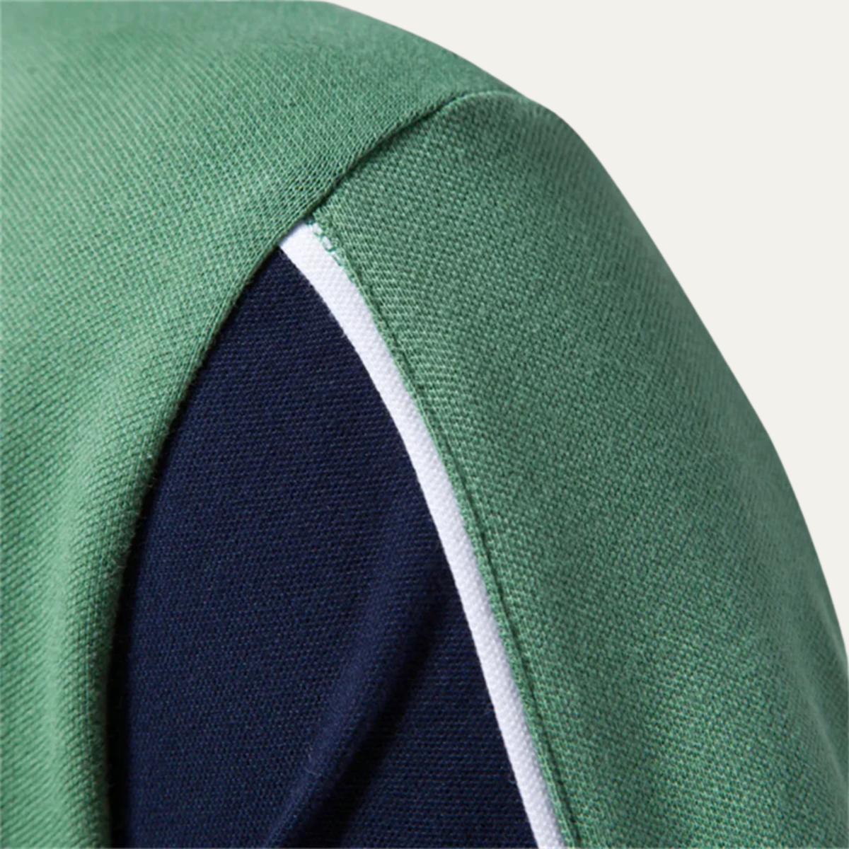 The Harrington Men’s Casual Color Block Cotton Polo Shirt