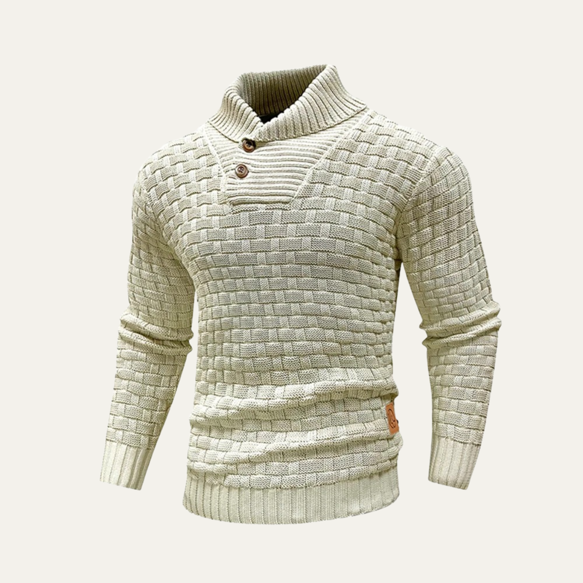 The Stirling Men's Textured Knit Winter Sweater