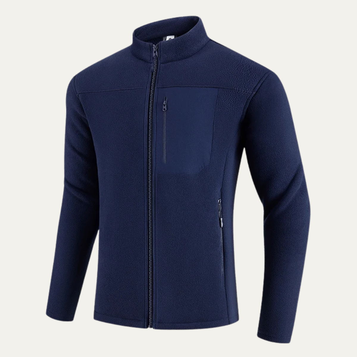 The Glenford Men’s  Cozy Zip Up Thermal Fleece Jacket